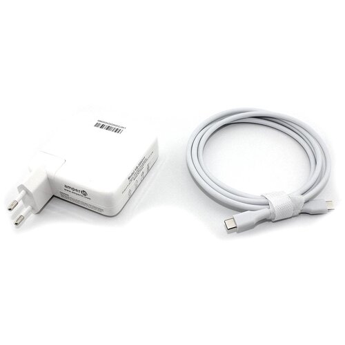 Зарядное устройство (блок питания/зарядка) Amperin AI-AP87C для ноутбука Apple A1719, 20.2В, 4.3А, 87Вт, USB Type-C блок питания для apple macbook pro a1707 a1719 a1990 a2159 usb type c 87w кабель