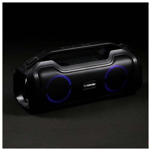 Портативная колонка G104 12Вт 1500мАч BT FM USB microSD дисплей подсветка 321100₽