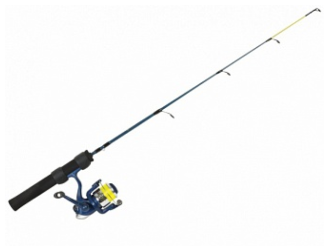 Зимняя удочка с катушкой Rapala и намотанной леской Sufix SquallIce Combo 28"/71cm Medium