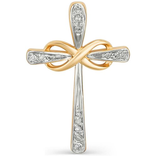 Крест Алькор Крест из комбинированного золота