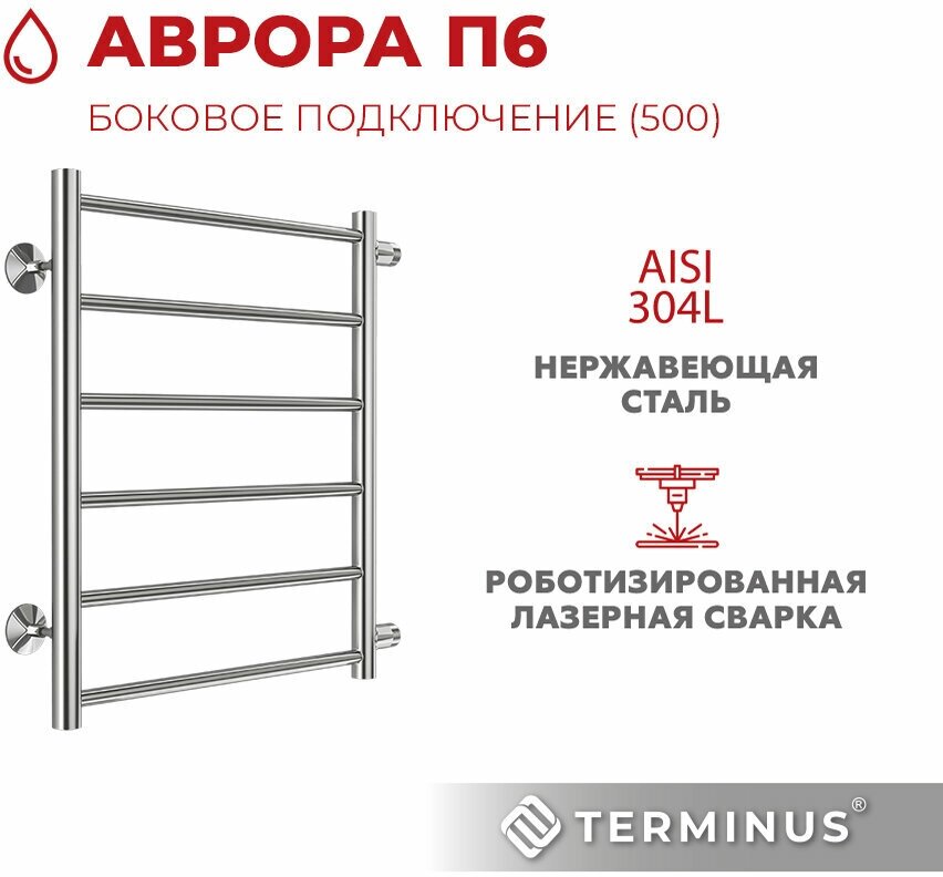 Аврора с боковым подключением (577 мм / 600 мм / 500 мм)