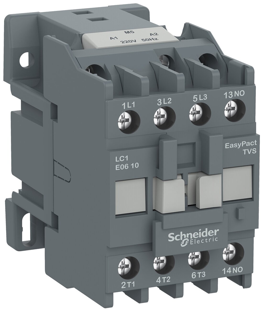 LC1E0901M5 Контактор Schneider Electric EasyPact TVS 9А 3П, 1НЗ, 220В AC