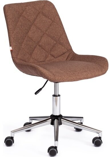 Кресло офисное Tetchair STYLE ткань, коричневый, F25