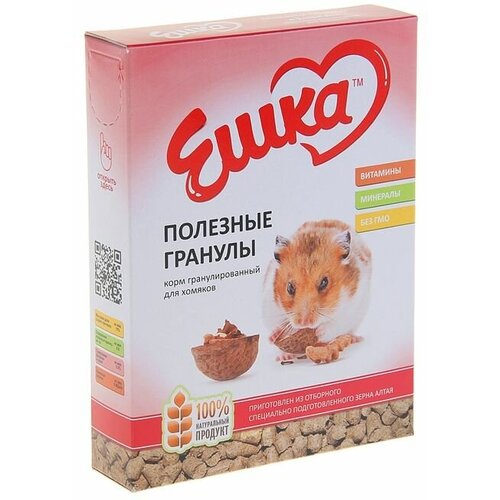 Корм гранулированный «Ешка» для хомяков, полезные гранулы, 400 г