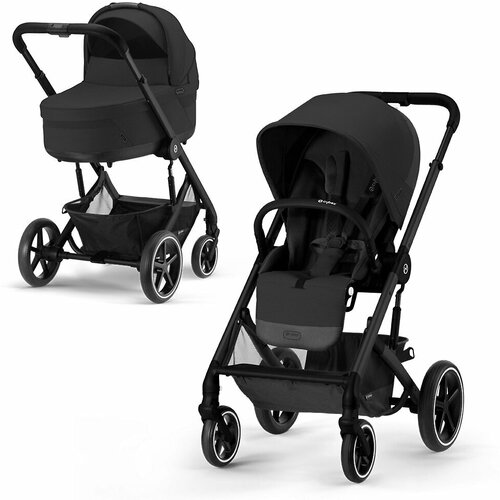 Коляска 2в1 Cybex Balios S Lux, цвет Moon Black BLK