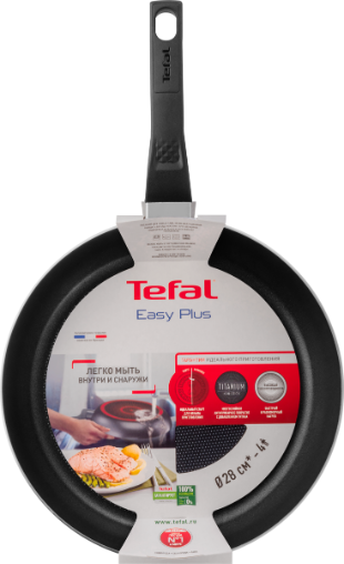 Сковорода Tefal Easy Plus с антипригарным покрытием, 24 см