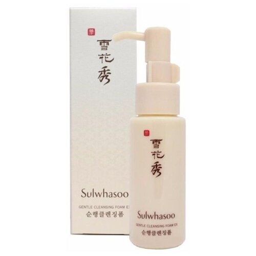 SULWHASOO Нежная очищающая пенка с растительными экстрактами Gentle Cleansing Foam EX