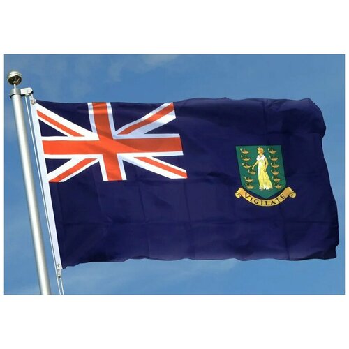 Флаг Британских Виргинских островов 70х105 см флаг кокосовых островов 70х105 см