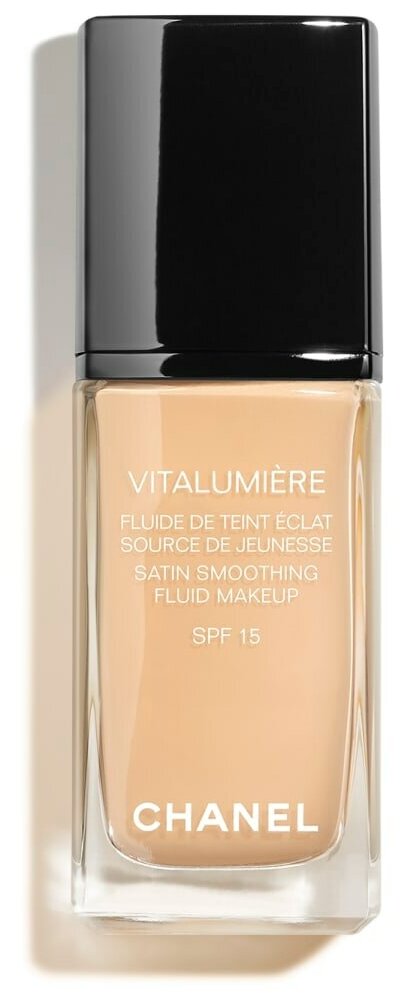 Chanel Тональный флюид Vitalumiere Fluide De Teint Eclat, SPF 15, 30 мл/110 г, оттенок: 25 Petale