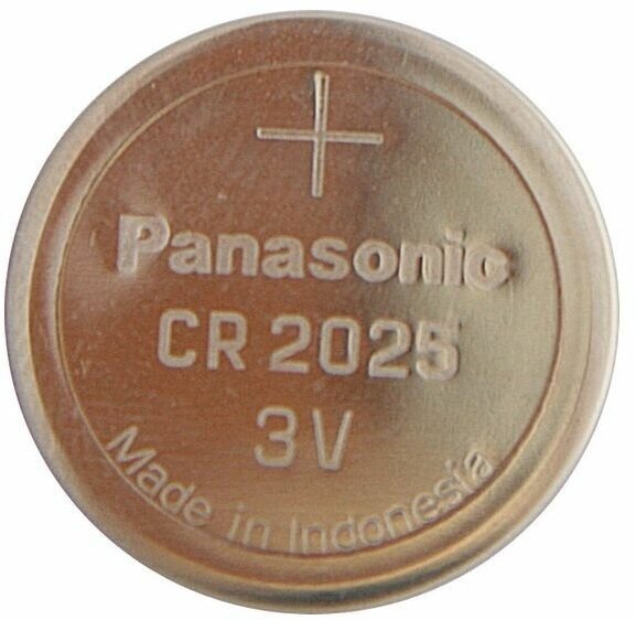 Батарейка Panasonic, CR2025, Power Cells, литиевая, 3 В, блистер, 2 шт