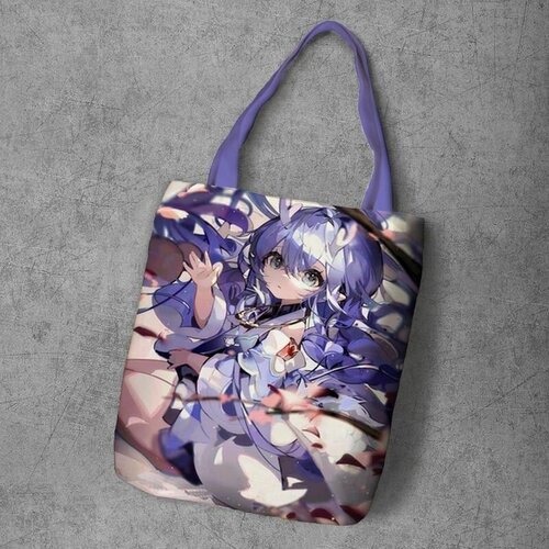 фото Сумка шоппер anime dakimakura, фактура рельефная, мультиколор