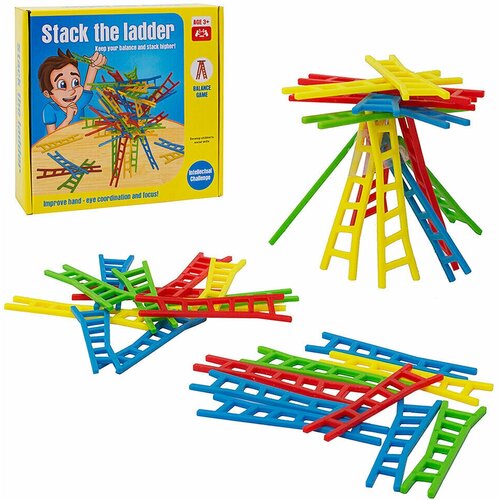 Настольная развлекательная игра балансирующие лестницы для одного, для компании, для семьи 5214 TONGDE настольная развлекательная игра палочки и шарики детская для семьи для компании 707 24 tongde