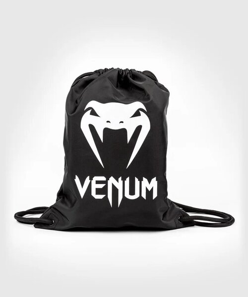 Мешок для сменной обуви Venum Classic Drawstring Bag VENUM-04172-108, черный/белый O/S