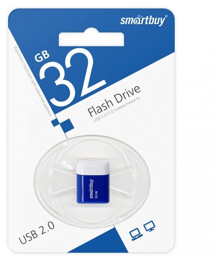 USB флешка Smartbuy 32Gb Lara blue USB 2.0