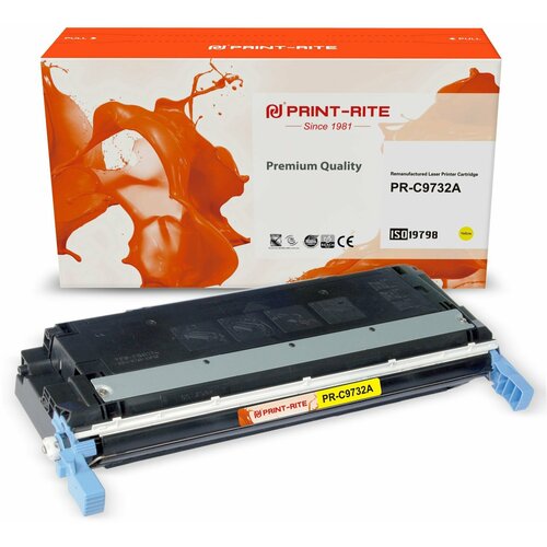 Print-Rite Картридж совместимый ПринтРайт Print-Rite PR-C9732A C9732A желтый 13K