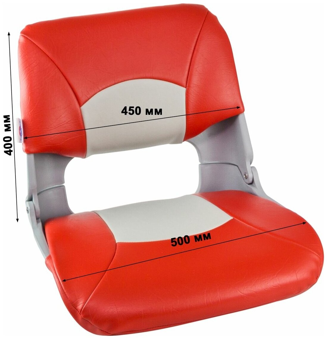 фото Springfield Кресло складное мягкое SKIPPER, цвет серый/красный 1061018