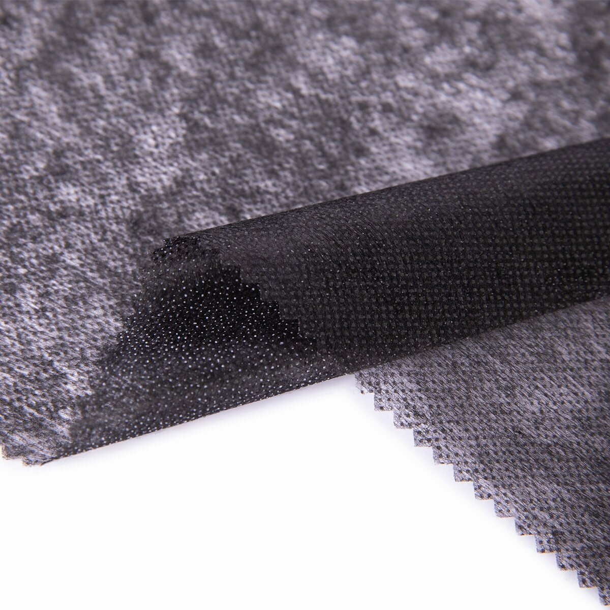 Нетканный материал (флизелин) "Гамма" клеевой точечный GDD-720 24 г/кв. м ± 5 100 см х 50 см черный