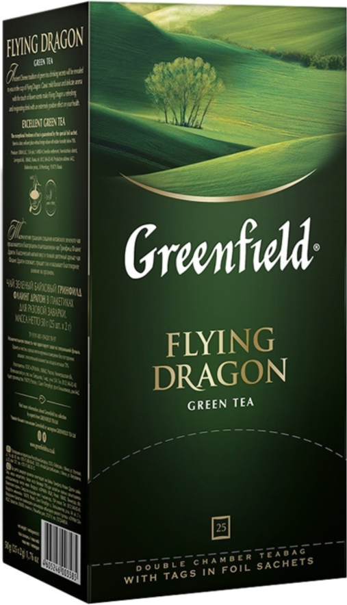 Чай зеленый Greenfield Flying Dragon 25 пакетиков