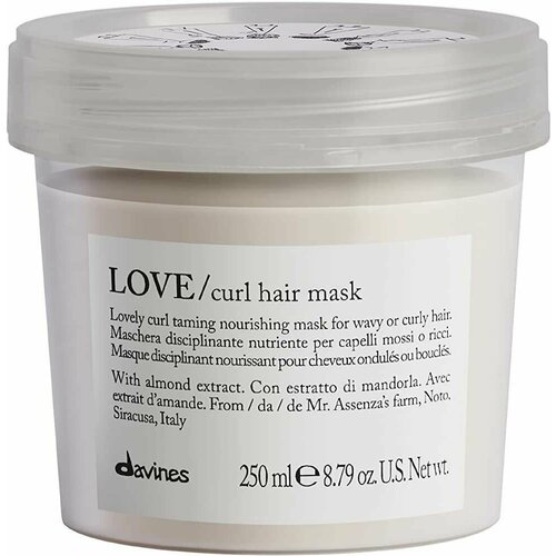 DAVINES Питательная маска для волнистых и кудрявых волос Love Curl Hair Mask