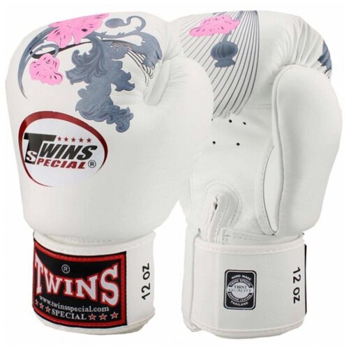 фото Боксерские перчатки twins fbgvl3-13 fancy boxing gloves бело-розовые