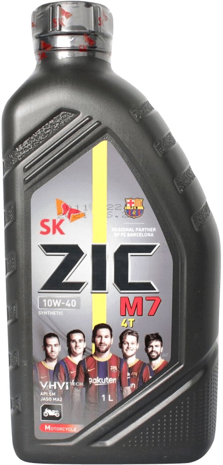 Синтетическое моторное масло ZIC M7 4T 10W-40, 1 л 132027