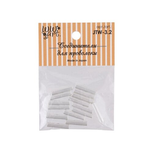 WW-art Соединители для проволоки пластик JTW-3.2 d 3.2 мм 15 шт прозрачный