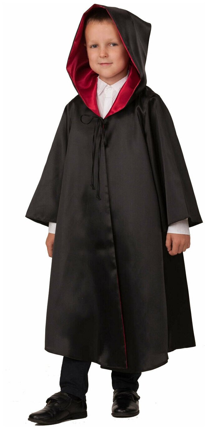 Карнавальный костюм Батик Плащ волшебника Батика черно-красный