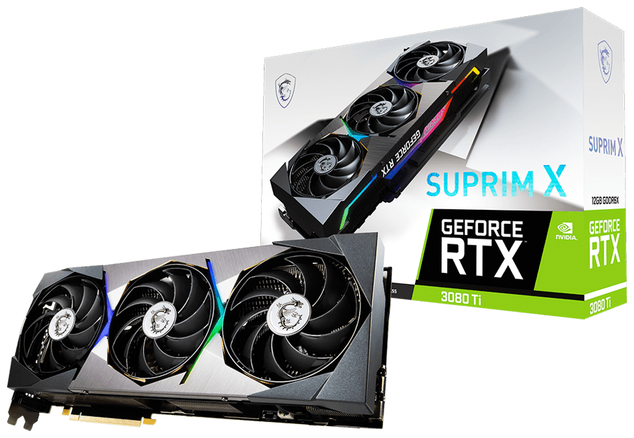 Видеокарта MSI GeForce RTX 3080 Ti SUPRIM X 12G, Retail