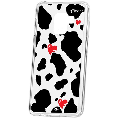 фото Чехол на самсунг а8 2018 kruche print корова кruче