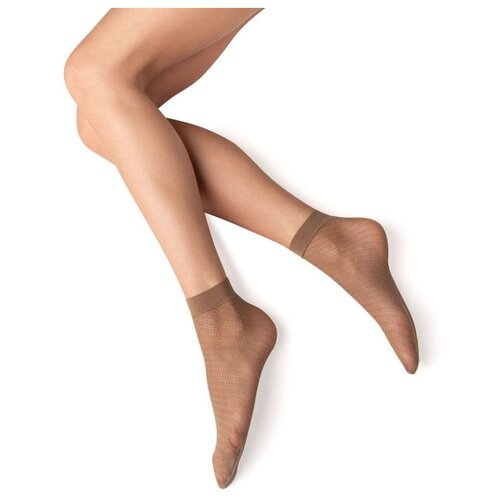 Носки женские сетка Minimi Rete Diagonale носки, размер Б/Р, nero (чёрный)