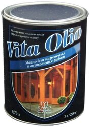 Масло Живая краска VITA OLIO для наружных и внутренних работ, ясень оливковый, 0.75 л