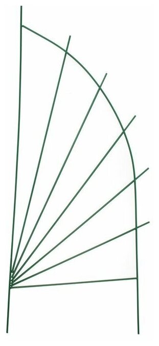 Шпалера, 170 × 65 × 1 см, металл, зелёная, «Парус» - фотография № 1