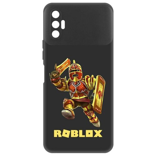 Чехол-накладка Krutoff Soft Case Roblox-Рэдклифф для TECNO Spark 8P черный чехол накладка krutoff soft case roblox рэдклифф для tecno spark 10c черный