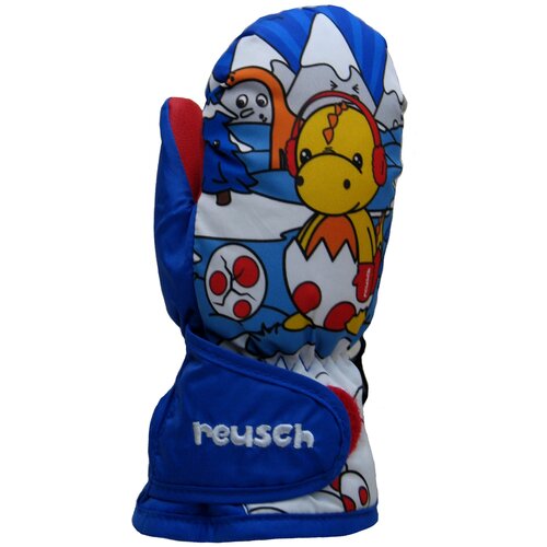 фото Варежки зимние детские reusch snowy r-tex xt mitten 4785552 , размер 2 , цвет 402 голубой