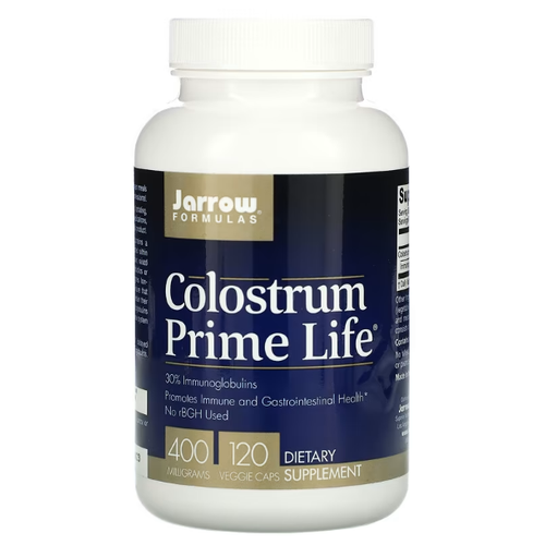 Jarrow Formulas Colostrum Prime Life 400 mg (Молозево 400 мг) 120 вег капсул (Jarrow Formulas)