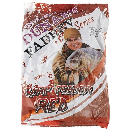 Прикормка DUNAEV-FADEEV Feeder Carp Red (Карп Красная) 1 кг дунаев прикормка dunaev fadeev 1кг feeder carp red карп красная