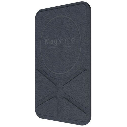 фото Магнитная накладка-подставка switcheasy magstand leather stand для apple iphone 11/12, синий