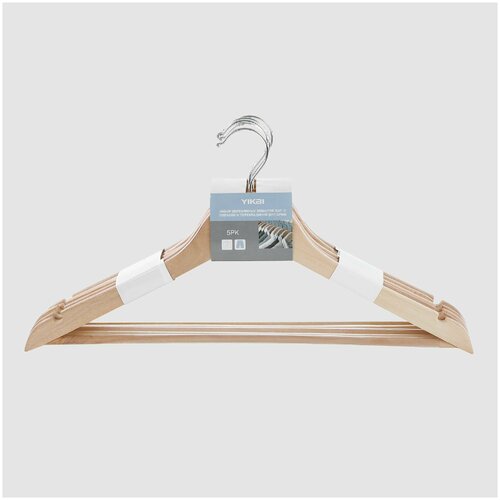 Вешалки Yikai деревянные 45х23 см 5 шт