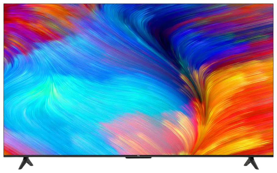 Телевизор TCL 50P637, 50", LED, 4K Ultra HD, черный - фото №1