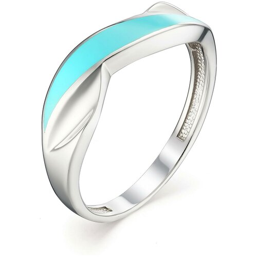 фото Алькор кольцо с эмалью из серебра 01-1096-эм75-00, размер 18.5