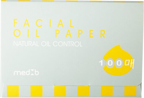 MEDB Facial Oil Paper 100sheets Матирующие салфетки для лица 100шт