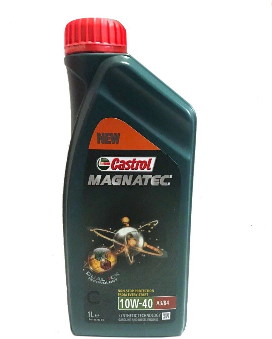 Синтетическое моторное масло Castrol Magnatec 10W-40 А3/В4 DUALOCK, 1 л, 1 шт.