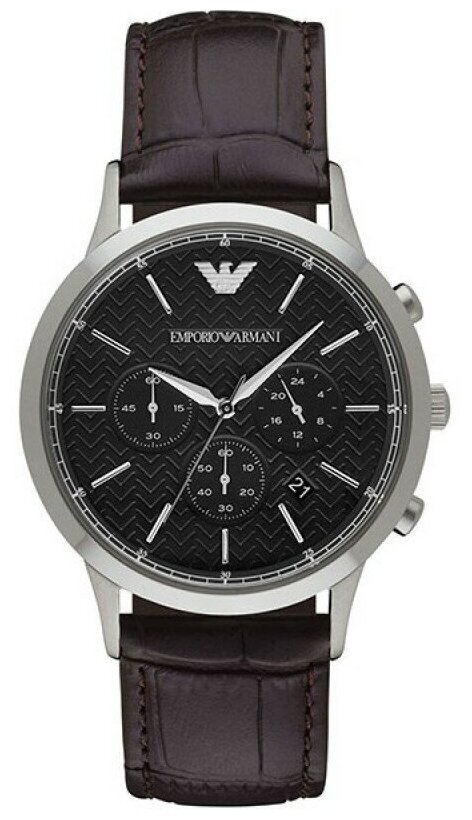 Наручные часы EMPORIO ARMANI Renato AR2482, коричневый, черный