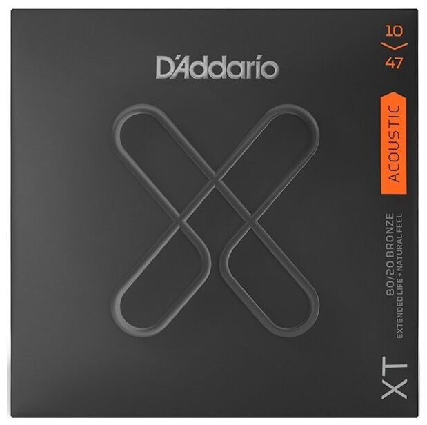 Струны для акустической гитары 10-47 D'ADDARIO XTABR1047