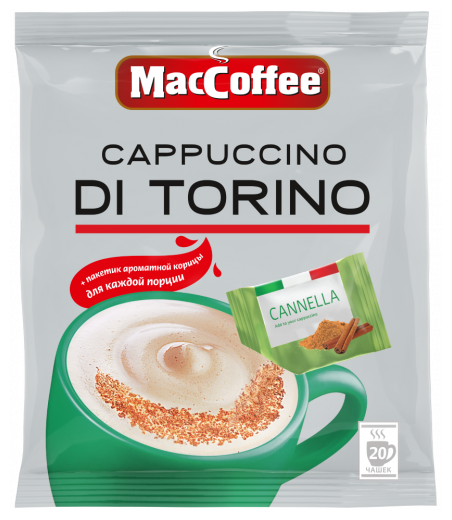 Кофе растворимый порционный MacCoffee "Cappuccino di Torino", кофейный напиток 40 шт по 25 г. - фотография № 7
