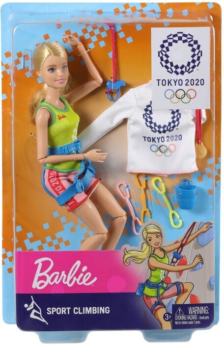 Игровой набор "Кукла Барби Олимпийская спортсменка – Скалолазание" Barbie