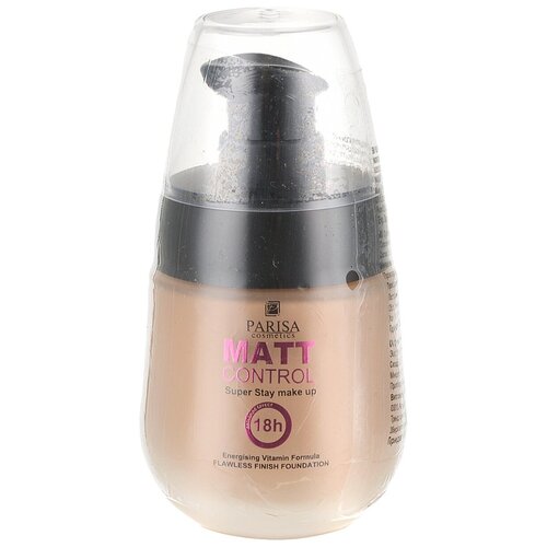 Parisa Тональный крем Matt Control, SPF 20, 50 мл/50 г, оттенок: 02 тональный крем для лица parisa cosmetics matt control 50 мл