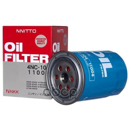 Фильтр Масляный Nitto 15208-43G00 / 15208-43G0a / 15208-65011 / 15208-7F400 / 15208-7F40a / 15208-W1120 / 15208-W3401 / 15208.