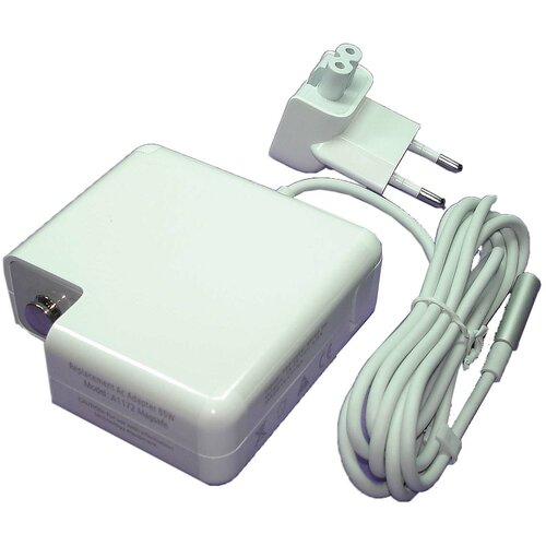 Блок питания (сетевой адаптер) OEM для ноутбуков Apple 18.5V 4.6A 85W MagSafe L-shape REPLACEMENT блок питания сетевой адаптер oem для ноутбуков apple 18 5v 4 6a 85w magsafe l shape replacement