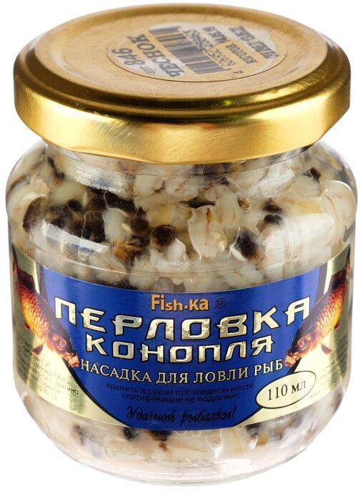 Fishka Насадка "Перловка-Конопля" чеснок, 110 мл